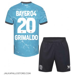 Bayer Leverkusen Alejandro Grimaldo #20 Kolmaspaita Lapsille 2023-24 Lyhythihainen (+ shortsit)